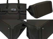 Load image into Gallery viewer, 新品同様 HERMES エルメス Haut a Courroies オータクロア40 ハンドバッグ トゴ ヴェールグリス シルバー金具 Z刻印 中古 4b010281