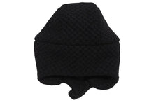 Load image into Gallery viewer, 新品未使用 CHANEL シャネル ココ ネージュ フライトキャップ パイロットキャップ ブラック 25年フェイクファー スウェード 中古 4b010303