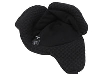 Load image into Gallery viewer, 新品未使用 CHANEL シャネル ココ ネージュ フライトキャップ パイロットキャップ ブラック 25年フェイクファー スウェード 中古 4b010303