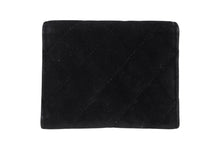 画像をギャラリービューアに読み込む, 極美品 CHANEL シャネル マトラッセ ココマーク コインケース ベロア レザー ラインストーン ブラック ゴールド金具 中古 4b010307