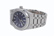 画像をギャラリービューアに読み込む, オーデマピゲ AUDEMARS PIGUET ロイヤルオーク オートマティック 15300ST.OO.1220ST.02 ネイビー文字盤 美品 中古 4b010321