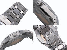 画像をギャラリービューアに読み込む, オーデマピゲ AUDEMARS PIGUET ロイヤルオーク オートマティック 15300ST.OO.1220ST.02 ネイビー文字盤 美品 中古 4b010321