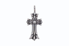画像をギャラリービューアに読み込む, 新品未使用 CHROME HEARTS クロムハーツ ダブルCHクロス ペンダントトップ チャーム XS 重量約4.9g 2011/.925刻印 シルバー925 中古 4b010329