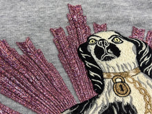 Load image into Gallery viewer, GUCCI childrens グッチ キッズ スウェットシャツ グレー １8/24m 543890 コットン 刺繍 犬 ドック 美品 中古 4b046206