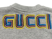 Load image into Gallery viewer, GUCCI childrens グッチ キッズ スウェットシャツ グレー １8/24m 543890 コットン 刺繍 犬 ドック 美品 中古 4b046206