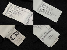 Load image into Gallery viewer, CHROME HEARTS クロムハーツ ハーフジップ スウェットシャツ サイズL セメタリークロス刺繍 ブラック ホワイト 美品 中古 4b009893