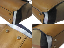 画像をギャラリービューアに読み込む, 極美品 BURBERRY バーバリー ショルダーバッグ 2WAYバッグ MEDIUM MRCOURT SADDLE BROWN 3992188 ブラウン レザー 3992188 ゴールド金具 中古 4c064930