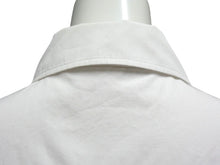 画像をギャラリービューアに読み込む, 極美品 MIUMIU ミュウミュウ ポプリンシャツ 半袖シャツ MK 1829 10RG コットン ホワイト ゴールド金具 サイズ36 中古 4c066321 正規品