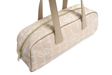 画像をギャラリービューアに読み込む, CHANEL シャネル ニュートラベルライン ミニ ボストンバッグ 7番台 2005年 ココマーク ベージュ キャンバス 美品 中古 4c066509