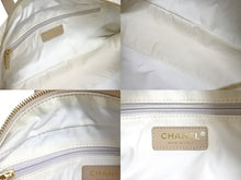 画像をギャラリービューアに読み込む, CHANEL シャネル ニュートラベルライン ミニ ボストンバッグ 7番台 2005年 ココマーク ベージュ キャンバス 美品 中古 4c066509