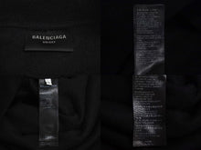 Load image into Gallery viewer, 極美品 BALENCIAGA バレンシアガ 23AW エンブロイダリー モックネック フリース ブラック ポリエステル オーバーサイズ 697975 サイズXS 中古 4c066828