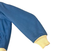 画像をギャラリービューアに読み込む, 極美品 A BATHING APE × FUTURA アベイシングエイプ フューチュラ スタジアム ジャケット ホワイト ブルー ウール ナイロン ポリエステル M 中古 4c067072