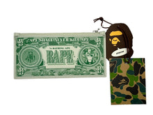 画像をギャラリービューアに読み込む, 新品未使用 A BATHING APE アベイシングエイプ ポーチ BANKNOTE グリーン MN0508_1K80190305 中古 4c067087