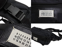画像をギャラリービューアに読み込む, MARTIN MARGIELA マルタンマルジェラ ウエストバッグ ボディバッグ カレンダータグ 2019年 ナイロン ブラック 美品 中古 4c067124mm