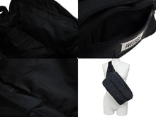 画像をギャラリービューアに読み込む, MARTIN MARGIELA マルタンマルジェラ ウエストバッグ ボディバッグ カレンダータグ 2019年 ナイロン ブラック 美品 中古 4c067124mm