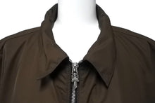 画像をギャラリービューアに読み込む, CHROME HEARTS クロムハーツ CHクロスパッチ ダガージップアップシャツ サイズXXL ナイロン カーフスキン シルバ−925 美品 中古 4c067402