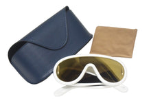 画像をギャラリービューアに読み込む, 新品未使用 LOEWE ロエベ サングラス アイウェア サイズ140▫︎0 145 イタリア製 ゴールド金具 ホワイト 中古 4c067427