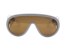 画像をギャラリービューアに読み込む, 新品未使用 LOEWE ロエベ サングラス アイウェア サイズ140▫︎0 145 イタリア製 ゴールド金具 ホワイト 中古 4c067427