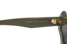 画像をギャラリービューアに読み込む, 新品同様 LOEWE ロエベ サングラス サイドロゴ LW40109U サイズ52▫︎18 140 イタリア製 ゴールド金具 カーキ 中古 4c067431
