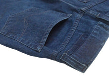 画像をギャラリービューアに読み込む, VERSACE JEANS COUTURE ヴェルサーチ ジーンズクチュール デニムパンツ ロゴ ワッペン メデューサ ブルー 美品 中古 4c067465