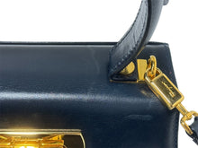 Load image into Gallery viewer, SalvatoreFerragamo サルヴァトーレフェラガモ トップハンドル 2Wayショルダーバッグ ハンドバッグ レザー ブラック 美品 中古 4c067601