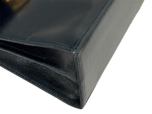 Load image into Gallery viewer, SalvatoreFerragamo サルヴァトーレフェラガモ トップハンドル 2Wayショルダーバッグ ハンドバッグ レザー ブラック 美品 中古 4c067601