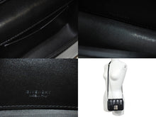 画像をギャラリービューアに読み込む, Givenchy ジバンシー ショルダーバッグ 4G キルティング レザー スモール シルバー金具 ブラック 美品 中古 4c067614