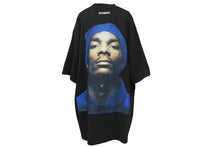 画像をギャラリービューアに読み込む, VETEMENTS ヴェトモン スヌープドッグ 半袖Ｔシャツ MH17TP15 フェイスプリント サイズM ブラック 美品 中古 4c067921