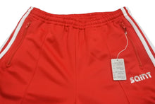 画像をギャラリービューアに読み込む, 新品未使用 SAINT MICHAEL セントマイケル トラックパンツ SM-YS1-0000-075 サイズL レッド ホワイト ポリエステル 中古 4c067991