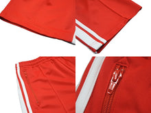 画像をギャラリービューアに読み込む, 新品未使用 SAINT MICHAEL セントマイケル トラックパンツ SM-YS1-0000-075 サイズL レッド ホワイト ポリエステル 中古 4c067991