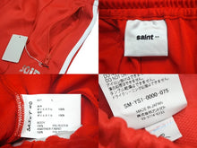 画像をギャラリービューアに読み込む, 新品未使用 SAINT MICHAEL セントマイケル トラックパンツ SM-YS1-0000-075 サイズL レッド ホワイト ポリエステル 中古 4c067991