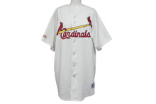 画像をギャラリービューアに読み込む, Majestic マジェスティック ベースボールシャツ カージナルス ヴィンテージ マットカーペンター 29 美品 中古 4c068111 正規品