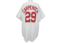 画像をギャラリービューアに読み込む, Majestic マジェスティック ベースボールシャツ カージナルス ヴィンテージ マットカーペンター 29 美品 中古 4c068111 正規品