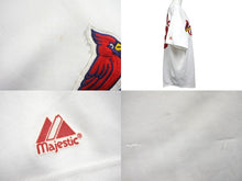 画像をギャラリービューアに読み込む, Majestic マジェスティック ベースボールシャツ カージナルス ヴィンテージ マットカーペンター 29 美品 中古 4c068111 正規品