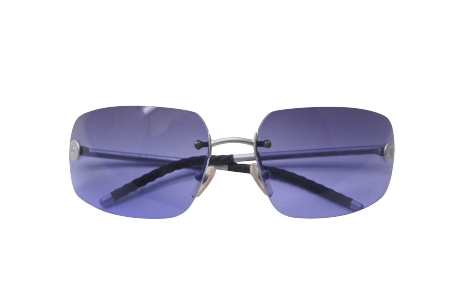 CHANEL シャネル サングラス リムレス ココマーク グラデーション