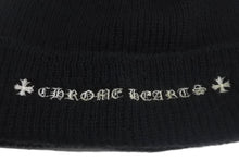 画像をギャラリービューアに読み込む, CHROME HEARTS クロムハーツ WOOL WATCH CAP CHプラス 刺繍 ニットキャップ サイズOS ウール 2238-304-4100 ブラック 美品 中古 4c068350