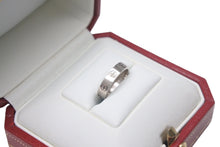 Load image into Gallery viewer, 極美品 Cartier カルティエ ラブリング ウェディング リング 指輪 K18WG 750 ホワイトゴールド B4085100 サイズ45 中古 4c068621