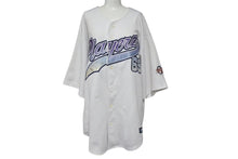 画像をギャラリービューアに読み込む, players69 プレイヤーズ69 ベースボールシャツ ゲームシャツ ホワイト グラデーション 刺繍 ポリエステル 良品 中古 4c068927