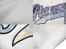 画像をギャラリービューアに読み込む, players69 プレイヤーズ69 ベースボールシャツ ゲームシャツ ホワイト グラデーション 刺繍 ポリエステル 良品 中古 4c068927