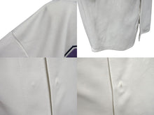 画像をギャラリービューアに読み込む, players69 プレイヤーズ69 ベースボールシャツ ゲームシャツ ホワイト グラデーション 刺繍 ポリエステル 良品 中古 4c068927