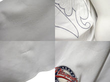 画像をギャラリービューアに読み込む, players69 プレイヤーズ69 ベースボールシャツ ゲームシャツ ホワイト グラデーション 刺繍 ポリエステル 良品 中古 4c068927