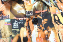 画像をギャラリービューアに読み込む, PELLE PELLE ペレペレ 半袖シャツ ガール ヌード セクシー 総柄 ポリエステル マルチカラー サイズL 美品 中古 4c068928