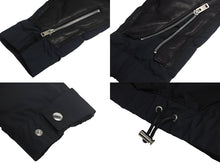 画像をギャラリービューアに読み込む, 極美品 SACAI × UNDERCOVER サカイ × アンダーカバー ダブルライダースジャケット UCZ9203 サイズ4 牛革 ポリエステル ブラック 中古 4c069210