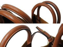 画像をギャラリービューアに読み込む, CELINE セリーヌ 2WAYショルダーバッグ ミニバーティカルカバ トリオンフ 194372BZK.04LU ブラウン ゴールド金具 美品 中古 4c069304