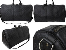 画像をギャラリービューアに読み込む, 極美品 LOUIS VUITTON ルイヴィトン ボストンバッグ キーポルバンドリエール55 モノグラムエクリプス M40605 中古 4c069309