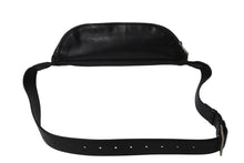 画像をギャラリービューアに読み込む, SAINT LAURENT PARIS サンローラン ウエストバッグ ボディバッグ 590076 ラムスキン ブラック シルバー金具 美品 中古 4c069631