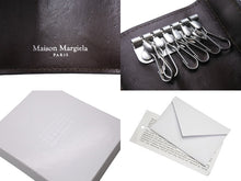 画像をギャラリービューアに読み込む, MAISON MARGIELA メゾンマルジェラ 4ステッチ カーフレザー キーケース S55UA0026 ブラウン 美品 中古 4c069647