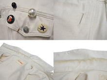 画像をギャラリービューアに読み込む, RAFSIMONS ラフシモンズ SS20 デニム スリム フィット ジャケット イタリア製 コットン アイボリー シルバー サイズL 美品 中古 4c069648