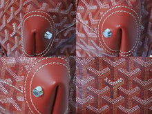 画像をギャラリービューアに読み込む, 新品同様 GOYARD ゴヤール ボストンバッグ ボーイング30 レッド PVCコーティングキャンバス レザー シルバー金具 中古 4c069703