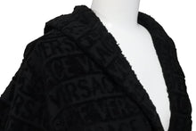 画像をギャラリービューアに読み込む, 新品未使用 VERSACE ヴェルサーチ バロック キッズ バスローブ ZACJYNG01 イタリア製 テスート ブラック イエロー サイズM 4c069723